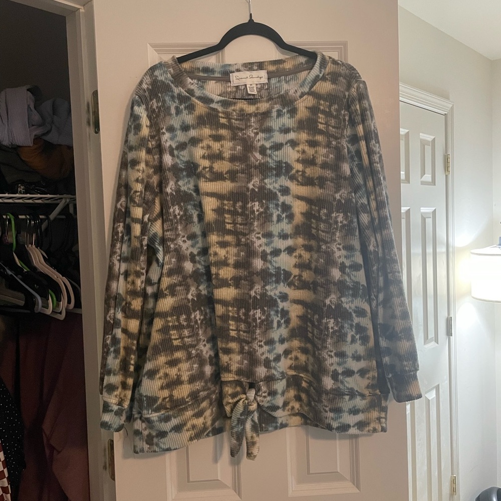 French Laundry Multicolor Tie-Dye Sweatshirt